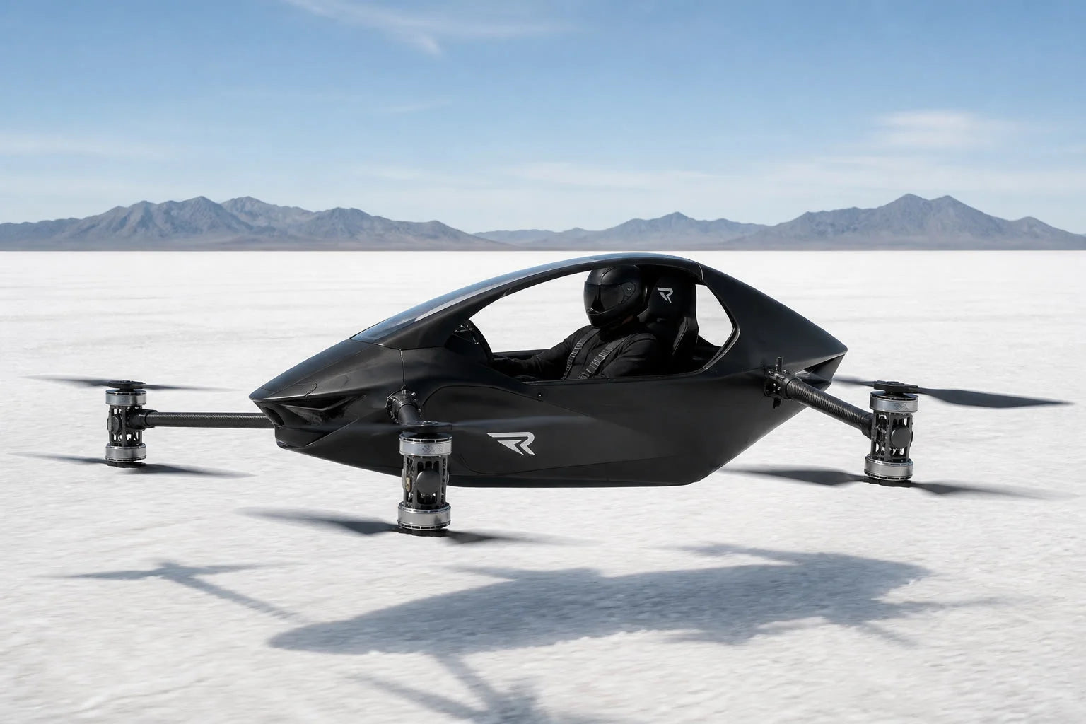 R3 aircraft three-quarter view